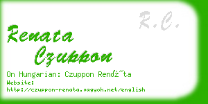 renata czuppon business card